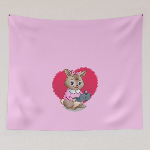 Item preview, Love Has No Limits Cute Bunny Virtual Date Design designed and sold by InspiredForever.