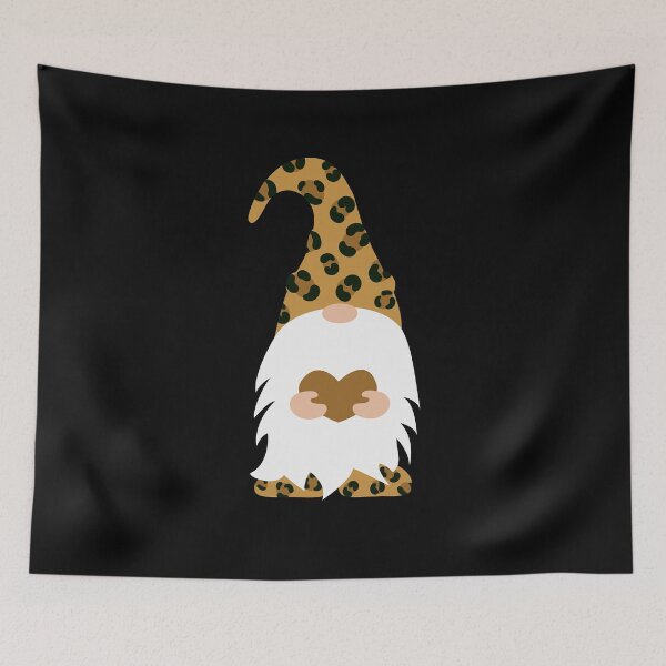 Item preview, Cute Gnome, Leopard gnome with heart designed and sold by Createya.