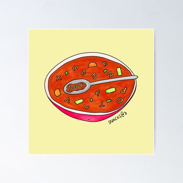Item preview, Alphabet Soup designed and sold by Snacks-At-3.