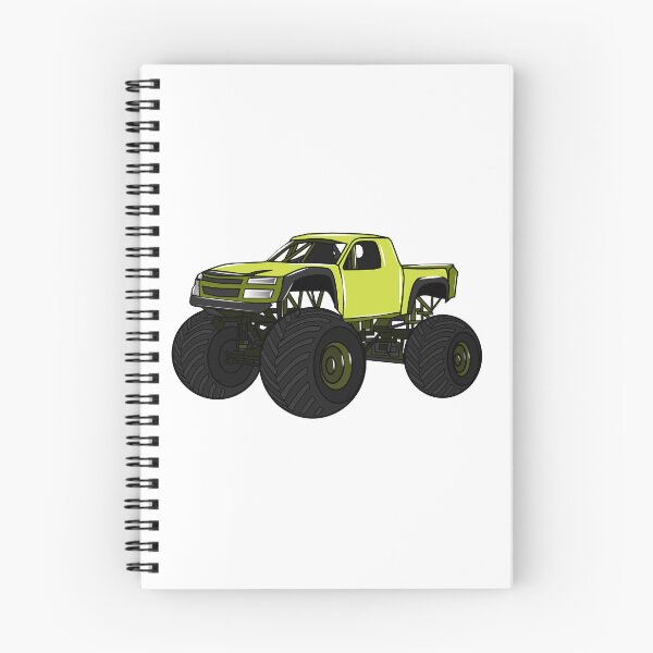 Item preview, Monster truck cartoon illustration designed and sold by Misscartoon.