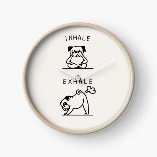 Item preview, Inhale Exhale Pug designed and sold by Huebucket.
