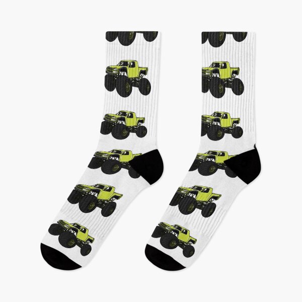 Item preview, Monster truck cartoon illustration designed and sold by Misscartoon.
