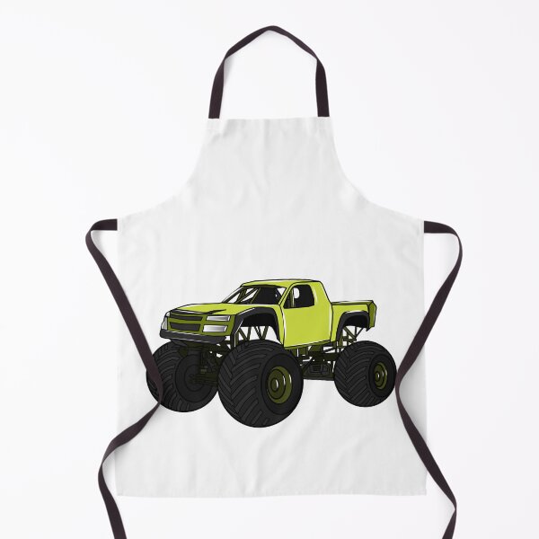 Item preview, Monster truck cartoon illustration designed and sold by Misscartoon.