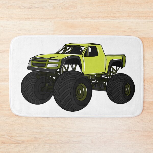 Item preview, Monster truck cartoon illustration designed and sold by Misscartoon.