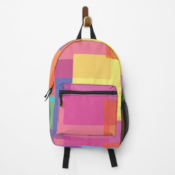 Item preview, Abstract Rainbow Color Block designed and sold by Jenny Vin Creates.