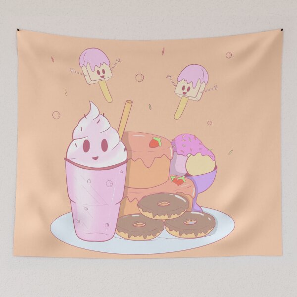 Item preview, Kawaii food characters  designed and sold by ANU007.