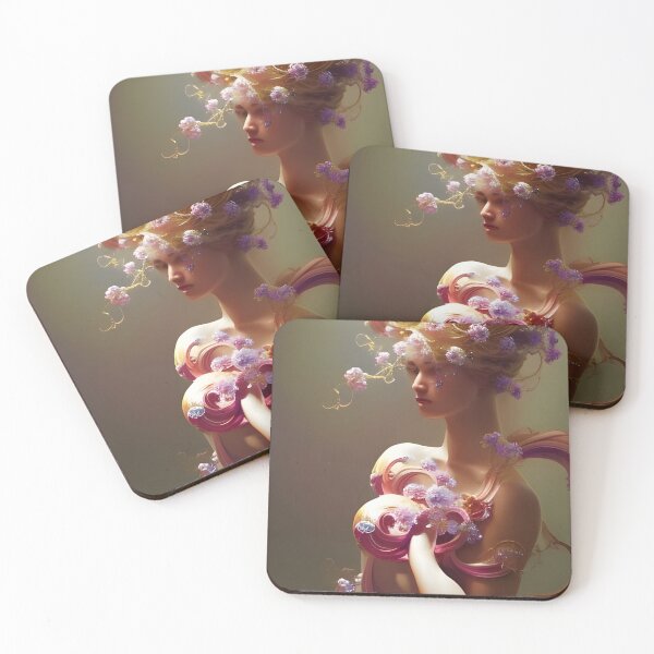Item preview, Rococo flower swirl designed and sold by Cheekygringo.