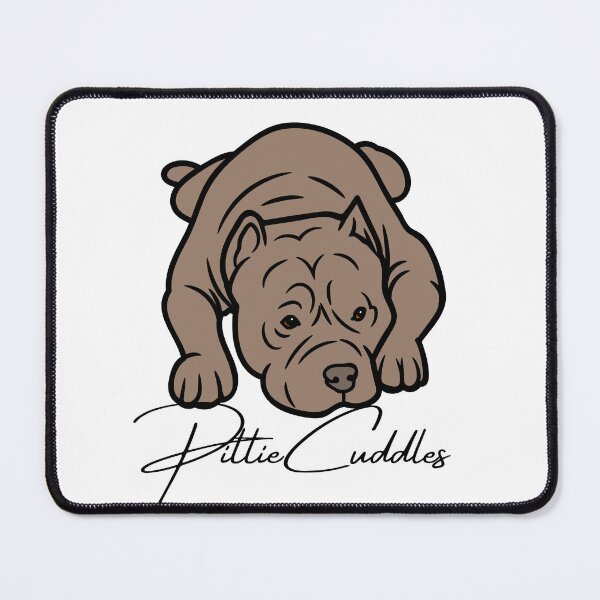 Item preview, Pitbull Cuddles designed and sold by travelanddogs.