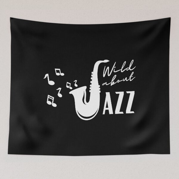 Item preview, Wild About Jazz Music Lover Listener Musicians Orchestra Fan designed and sold by Moremonclub.