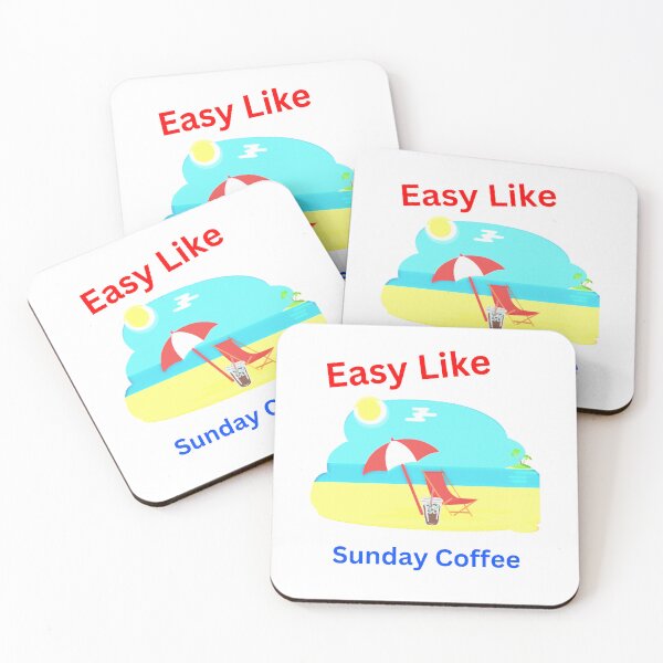 Item preview, Easy Like Sunday Coffee designed and sold by Echo Aesthetics.