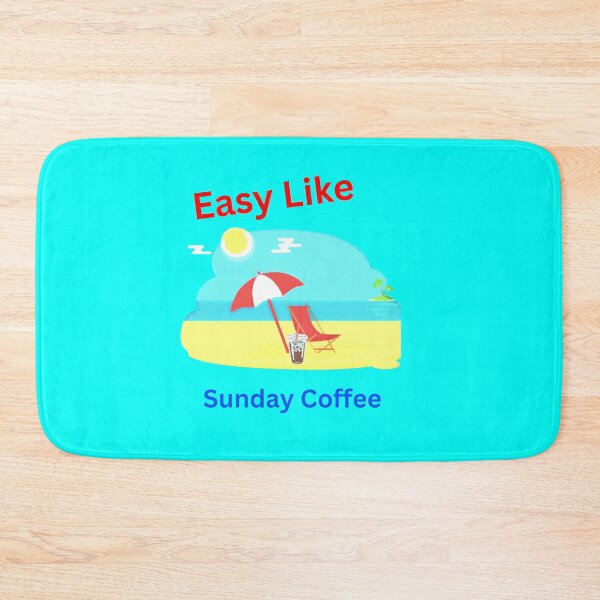 Item preview, Easy Like Sunday Coffee designed and sold by Echo Aesthetics.