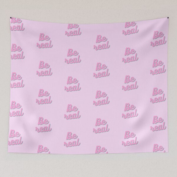 Item preview, Be Real - quote - Pink designed and sold by Photoshop Is My Passion.