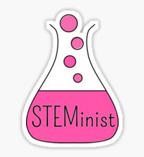 Steminist Feminist Women in Science Sticker