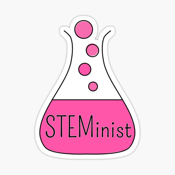 Steminist Feminist Women in Science Sticker