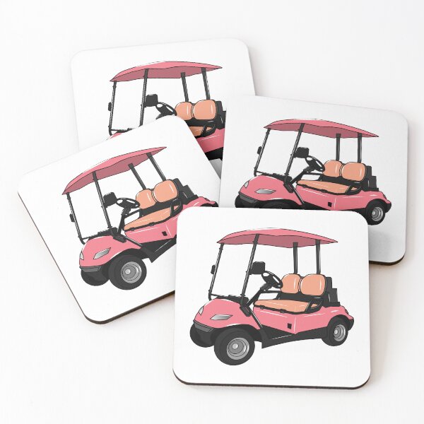 Item preview, Golf cart / golf buggy cartoon illustration designed and sold by Misscartoon.