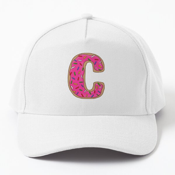 Seashell Baseball Hat - Sprinkled With Pink