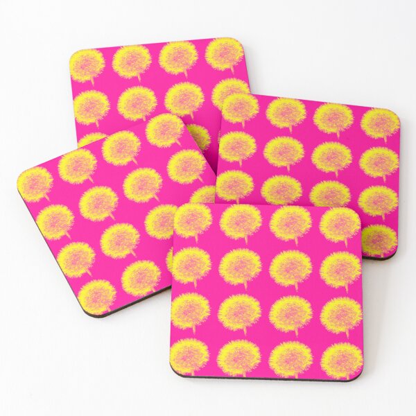 Item preview, Dandelion Pop Art l Pink and Yellow designed and sold by KEnzPhotography.