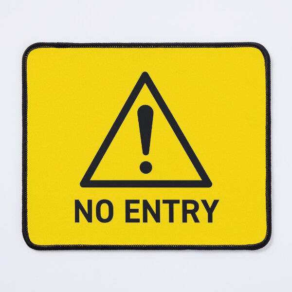 Item preview, No Entry Safety Warning Sign designed and sold by VoodooCircus.
