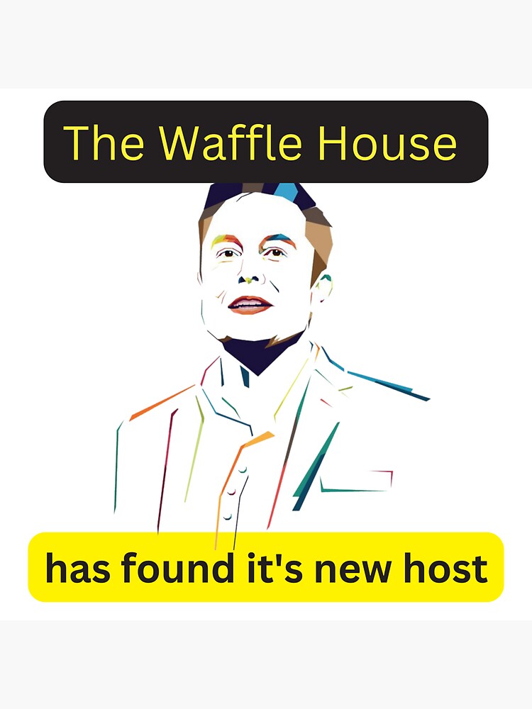 The Waffle House Has Found Its New Elon Musk Host Meme Sticker For