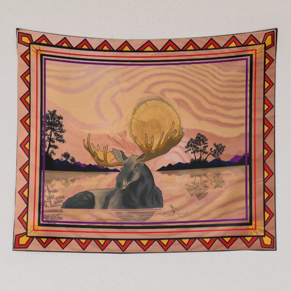 Item preview, The resting of the Moose. designed and sold by cameoivory.
