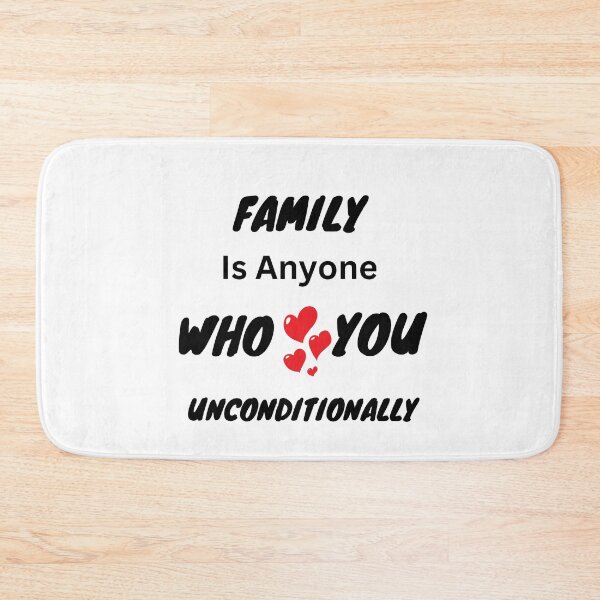 Item preview, Family is anyone who loves you unconditionally  designed and sold by Echo Aesthetics.