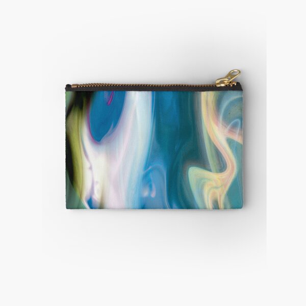 Item preview, Organic Ocean Waves  colourful ink paint swirls  designed and sold by MisprintArt.