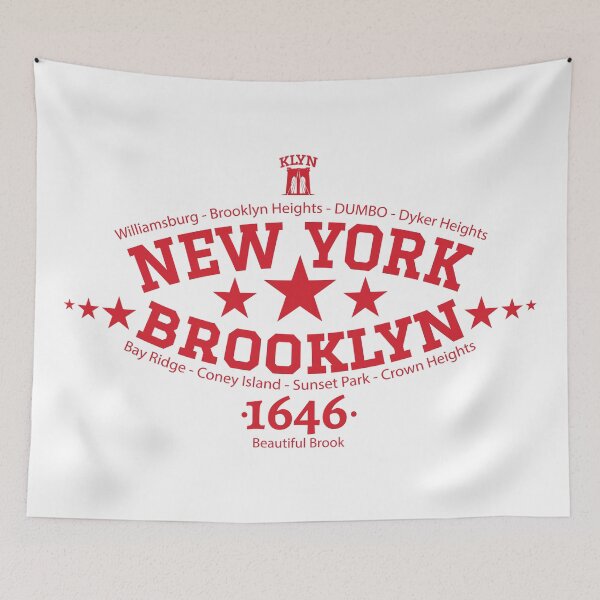 Item preview, New York Brooklyn - Brooklyn lettering - Brooklyn college style logo designed and sold by Boogosh.