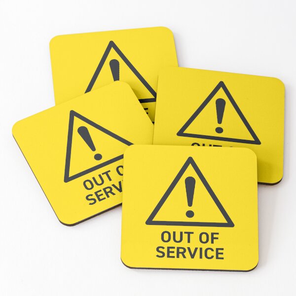 Item preview, Out Of Service Safety Warning Sign designed and sold by VoodooCircus.