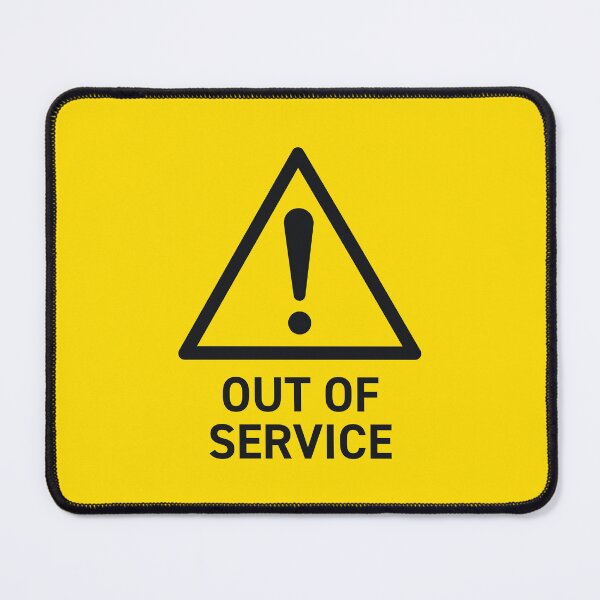 Item preview, Out Of Service Safety Warning Sign designed and sold by VoodooCircus.