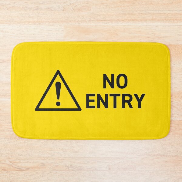 Item preview, No Entry Safety Warning Sign designed and sold by VoodooCircus.