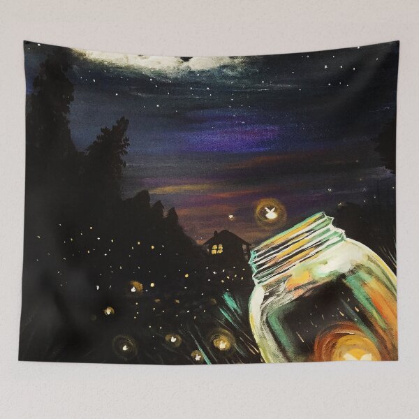 Aperçu de l'œuvre Firefly Sky créée et vendue par Adamzworld.
