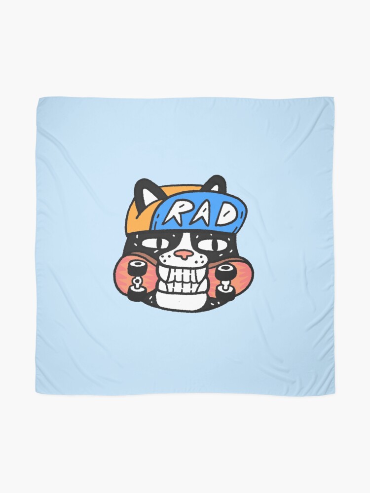 Alternate view of Rad Cat Skate or Die Scarf