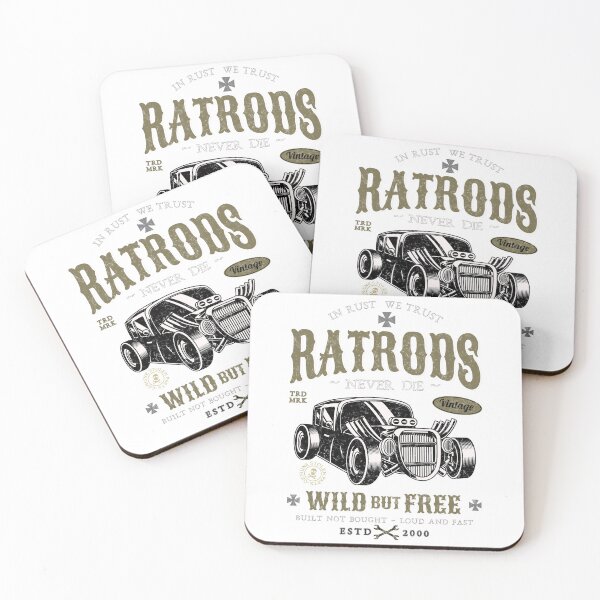 Item preview, RATRODS - NEVER DIE - Wild But Free! designed and sold by Takin-Thepiss.