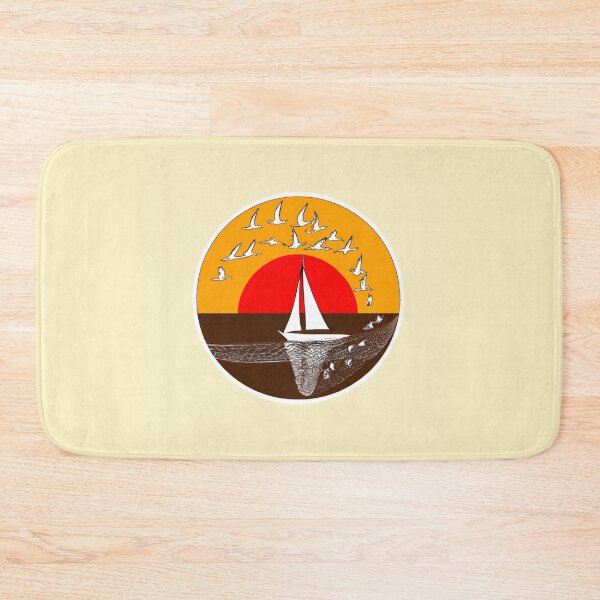 Item preview, Sailboat by the Sea at Sunrise designed and sold by hunnyworks-.