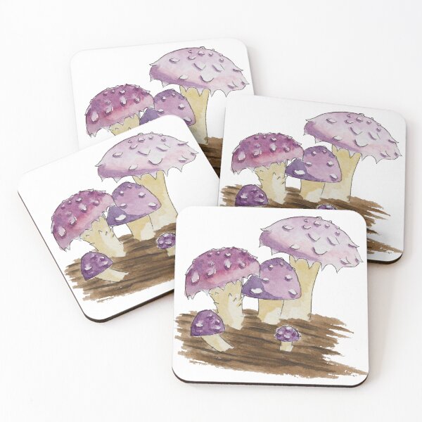 Item preview, Pholiota polychroa Scaly Cap Mushrooms White designed and sold by Nicky Rollings.