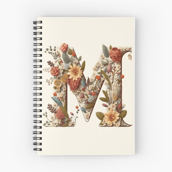 Item preview, Floral M designed and sold by BinormalStuidos.