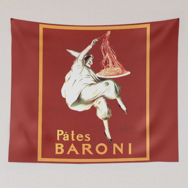 Item preview, Vintage Italian Spaghetti Pasta poster food art Italy designed and sold by Glimmersmith.