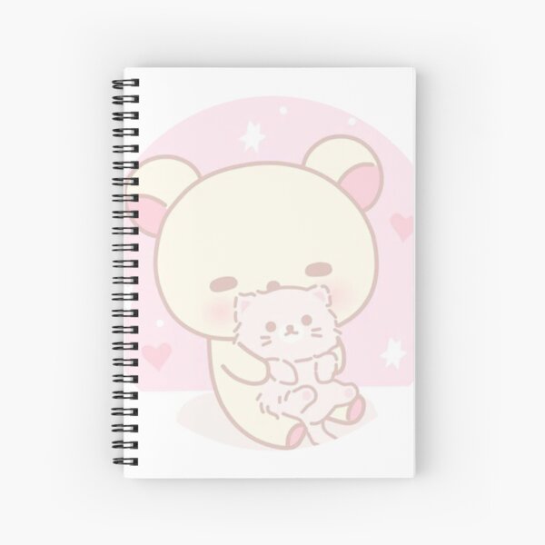 Aperçu de l'œuvre Kawaii Pink Stars Rilakkuma Korillakuma chat doux créée et vendue par kxttenx.