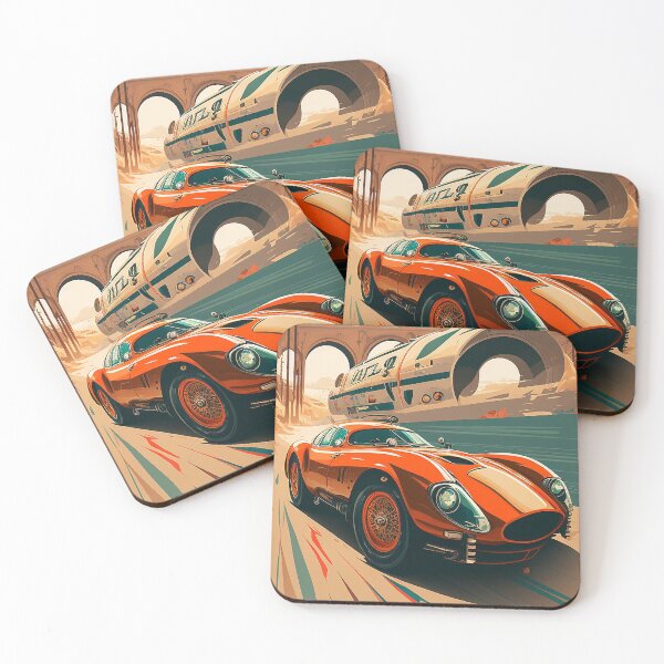 Item preview, Fujairah UAE Supercar Vintage Travel Art Poster designed and sold by OldTravelArt.