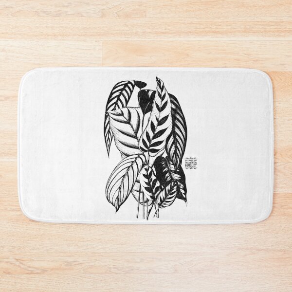 Item preview, Maranta and Calathea Plants | Black Artwork |  designed and sold by VintagePlantJoy.