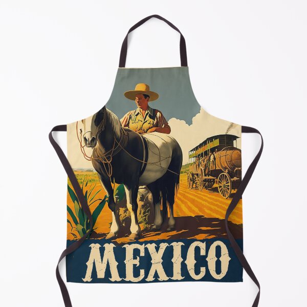 Item preview, Mexico Farmer Vintage Travel Art Poster designed and sold by OldTravelArt.
