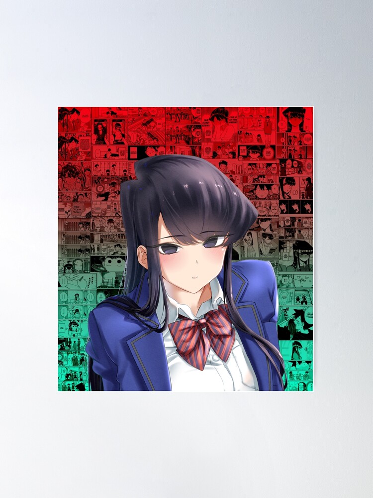 Komi-san Cat Ears Poster for Sale by darkerart