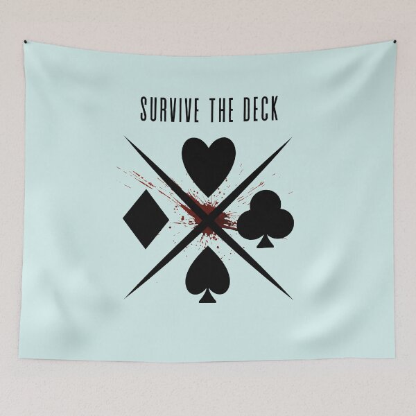 Item preview, Survive the Deck Card Suits Blood Splatter designed and sold by GoseStudio.