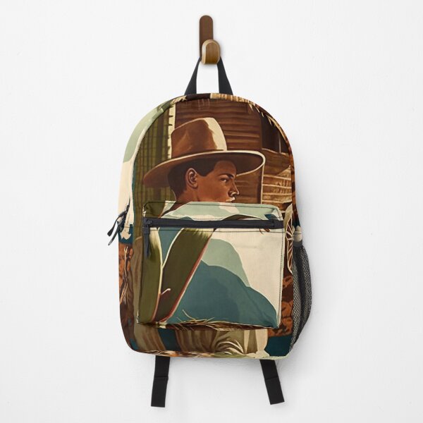 Item preview, Peru Farmer Vintage Travel Art Poster designed and sold by OldTravelArt.