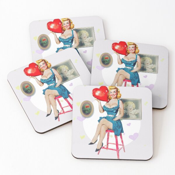 Item preview, Valentine Pinup Girl designed and sold by cutestpinups.