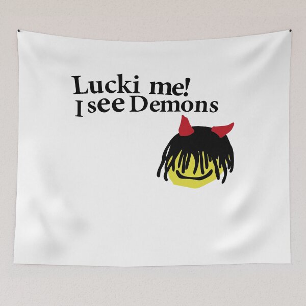 Item preview, lucki me i see demons  designed and sold by TheLordRings.