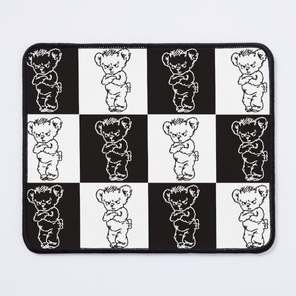 Item preview, Harry x HA HA HA collab bear 4 square black & white designed and sold by katiemariees.