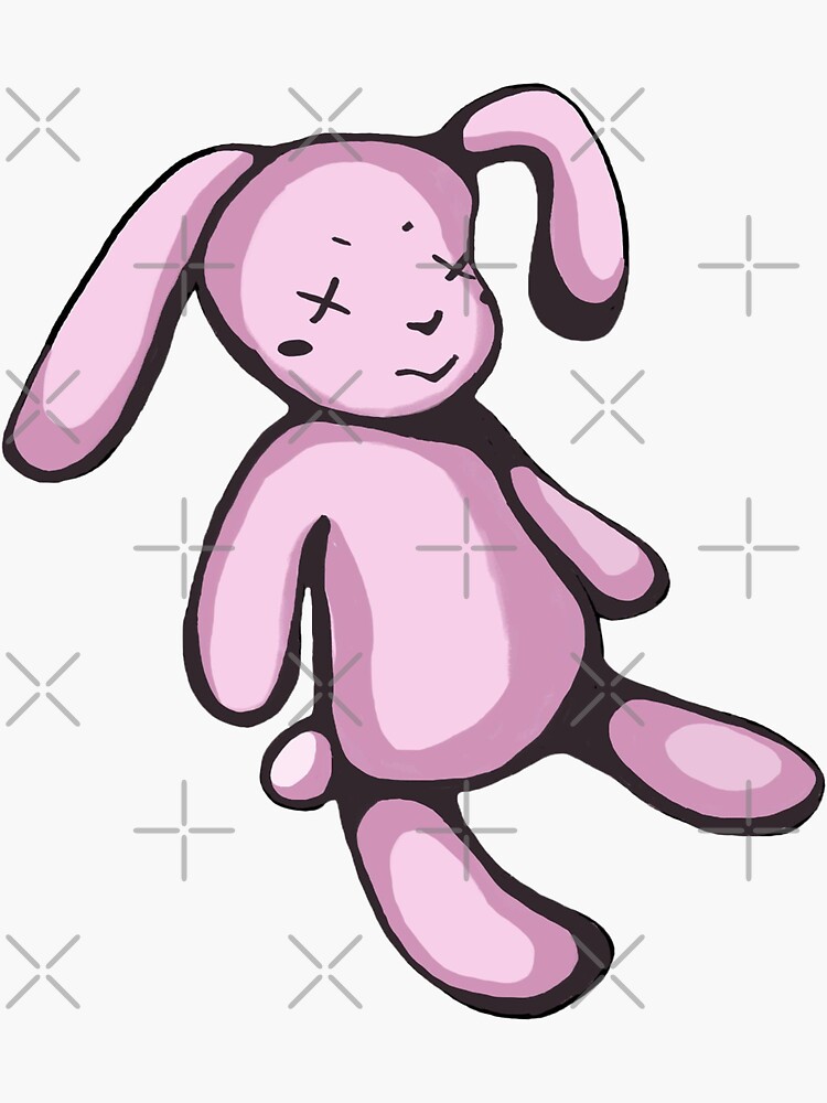 bunny love Sticker for Sale by worldsgirl