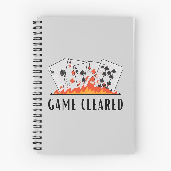 Item preview, Game Cleared Cards on Fire designed and sold by GoseStudio.