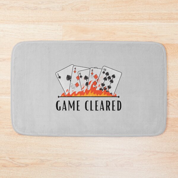 Item preview, Game Cleared Cards on Fire designed and sold by GoseStudio.
